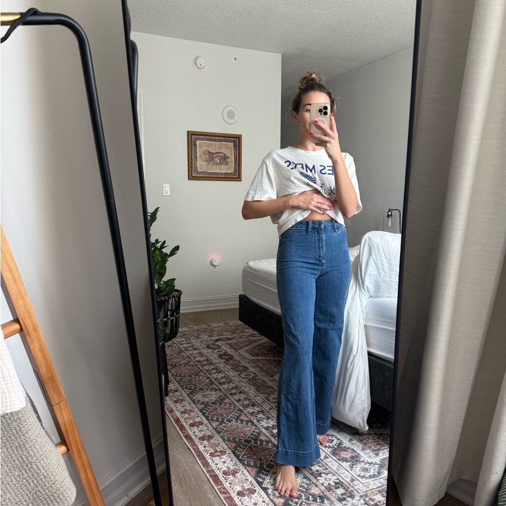 High-waist Wide Leg Jean